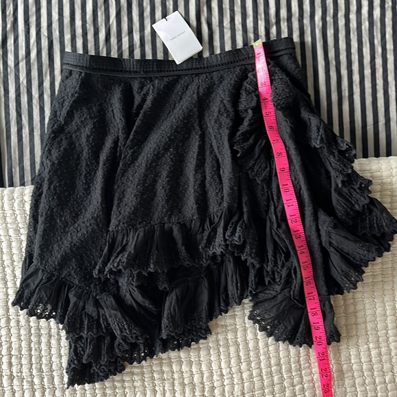 Isabel Marant Asymmetrical Black Mini Skirt - Picture 6 of 8